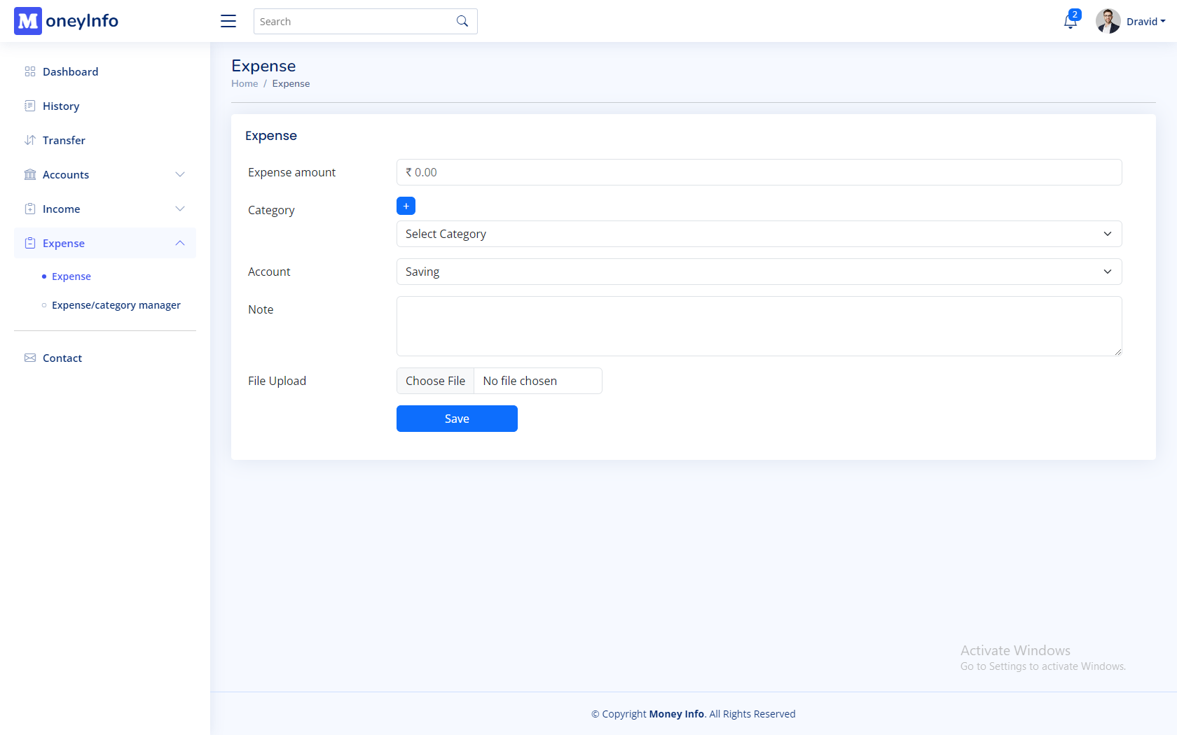 Expense Manager