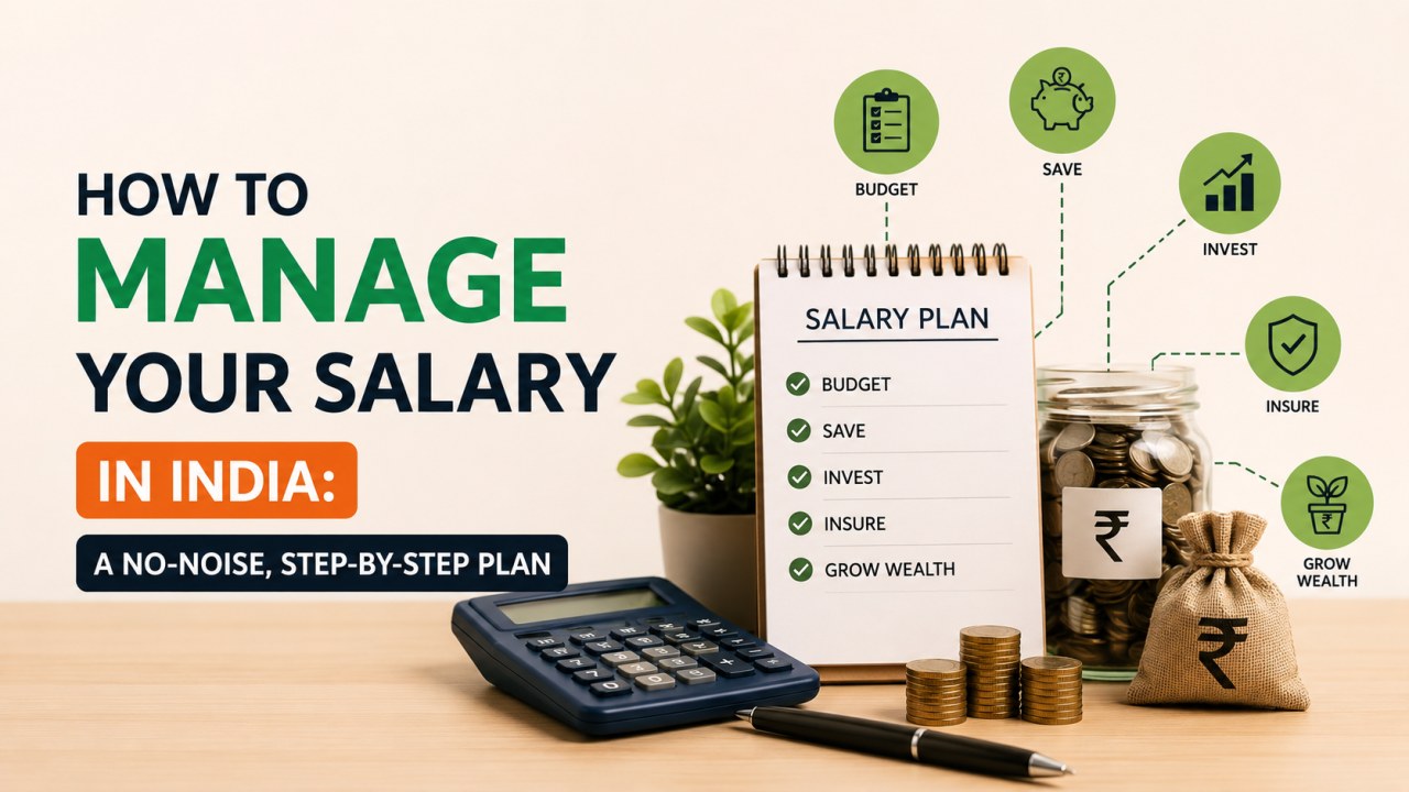 How to manage your salary in India — a step-by-step plan: budget, save, invest, insure, grow wealth