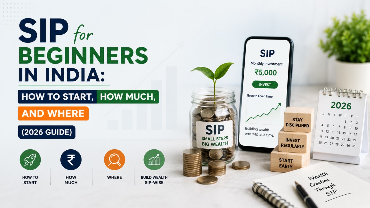SIP for beginners in India — how to start a SIP, how much to invest and where (2026 guide)